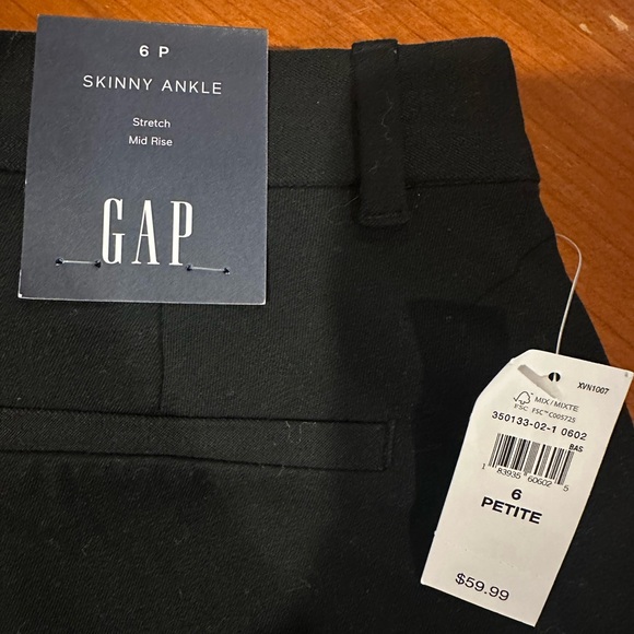 GAP Mid Rise Stretch Skinny Ankle Work Pants - Picture 6 of 6